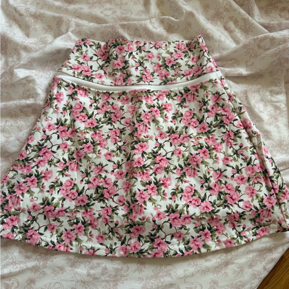 Astoria Activewear Floral Pink A-Line Women's workout Skirt